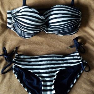 Striped Bikini Set